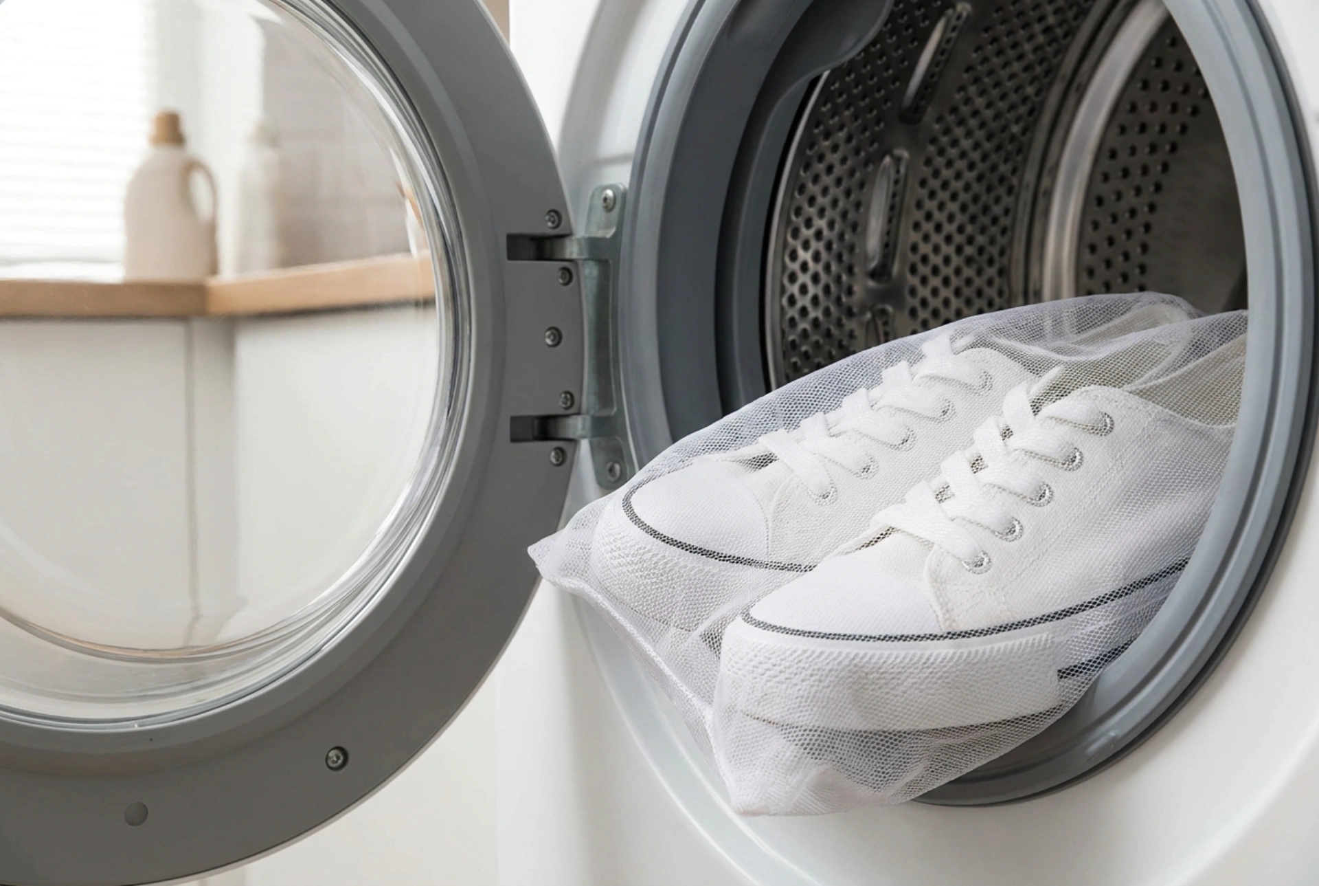 Schoenen drogen in de wasdroger zonder ze te beschadigen