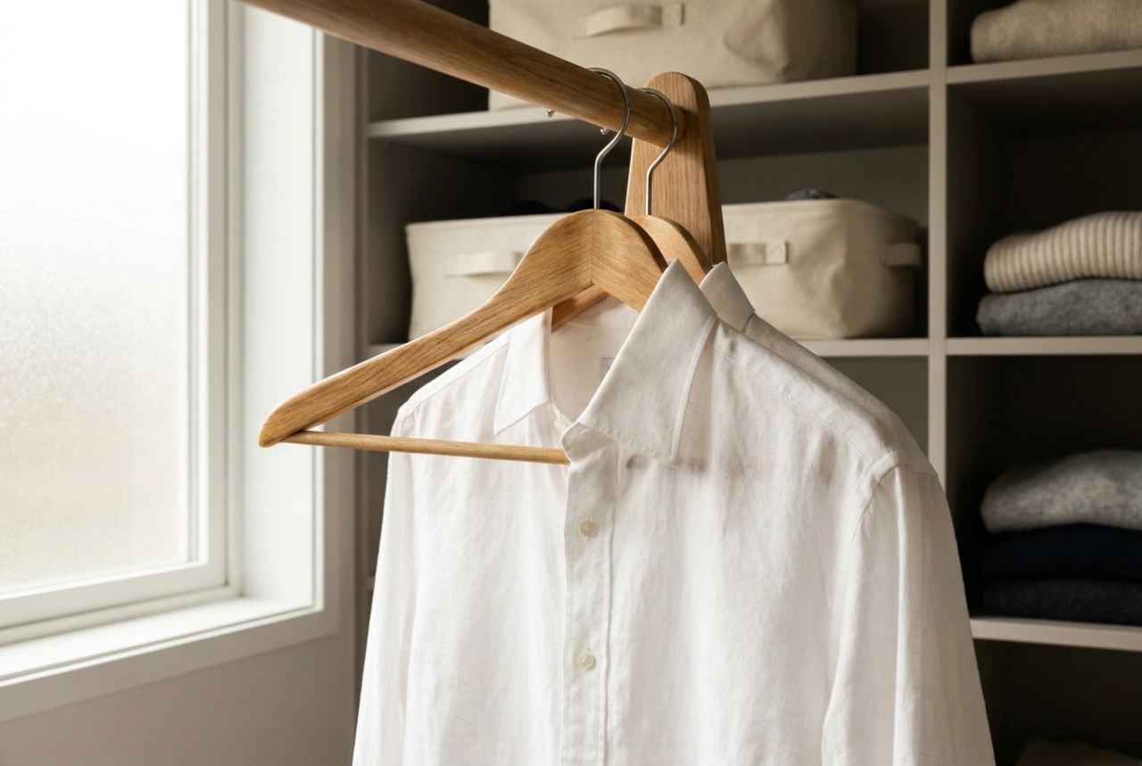 Hoe kies je de juiste kledinghanger om kreukels in kleding te voorkomen