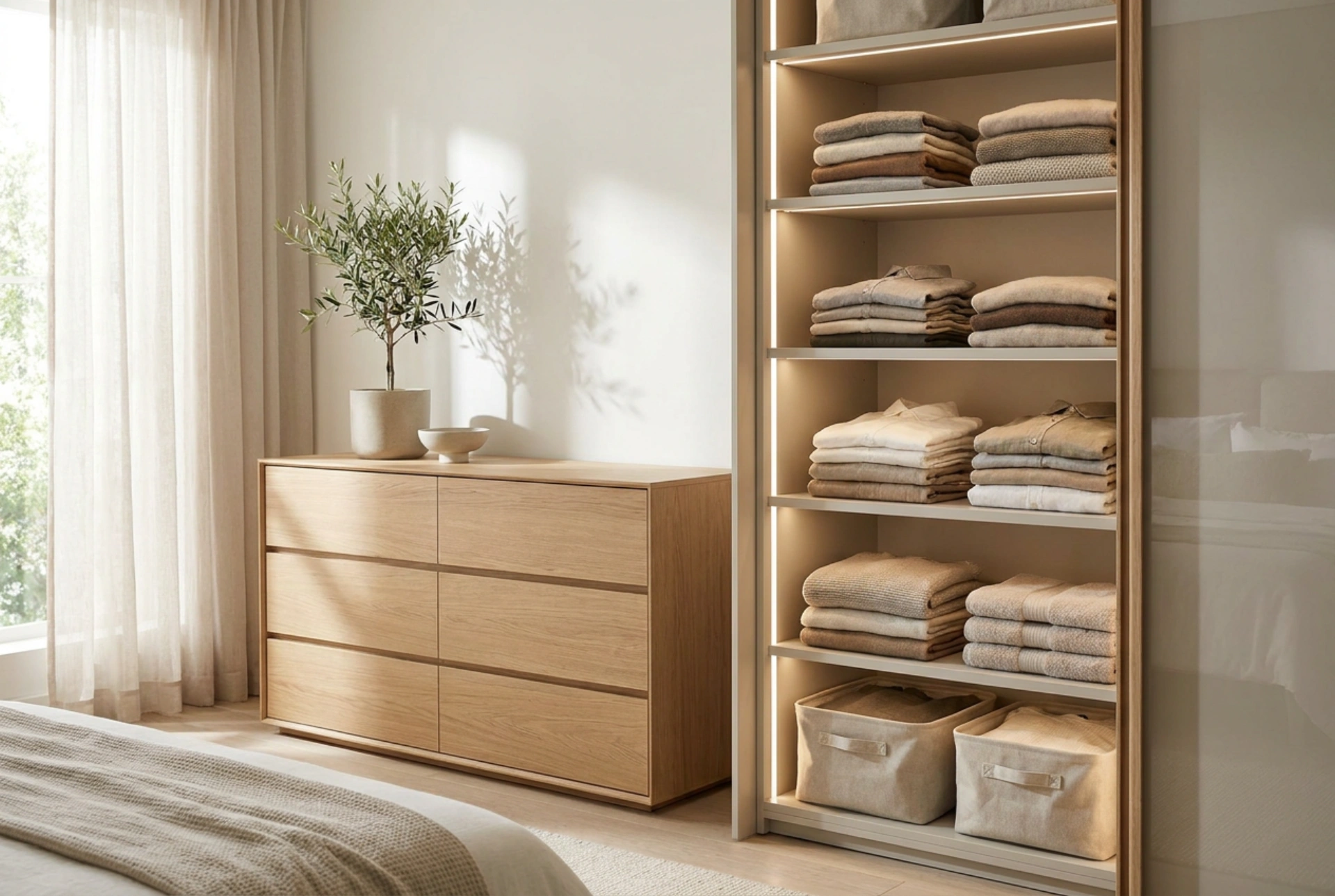 Kledingkast en commode optimaal combineren: kleding efficiënt indelen zonder dubbel werk
