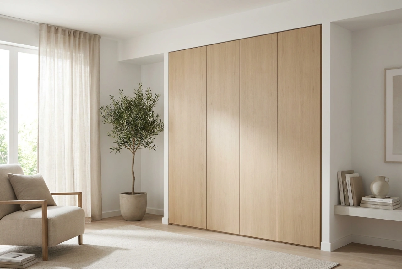 Een kamerhoge kastenwand in de woonkamer ontwerpen zonder de ruimte te overweldigen