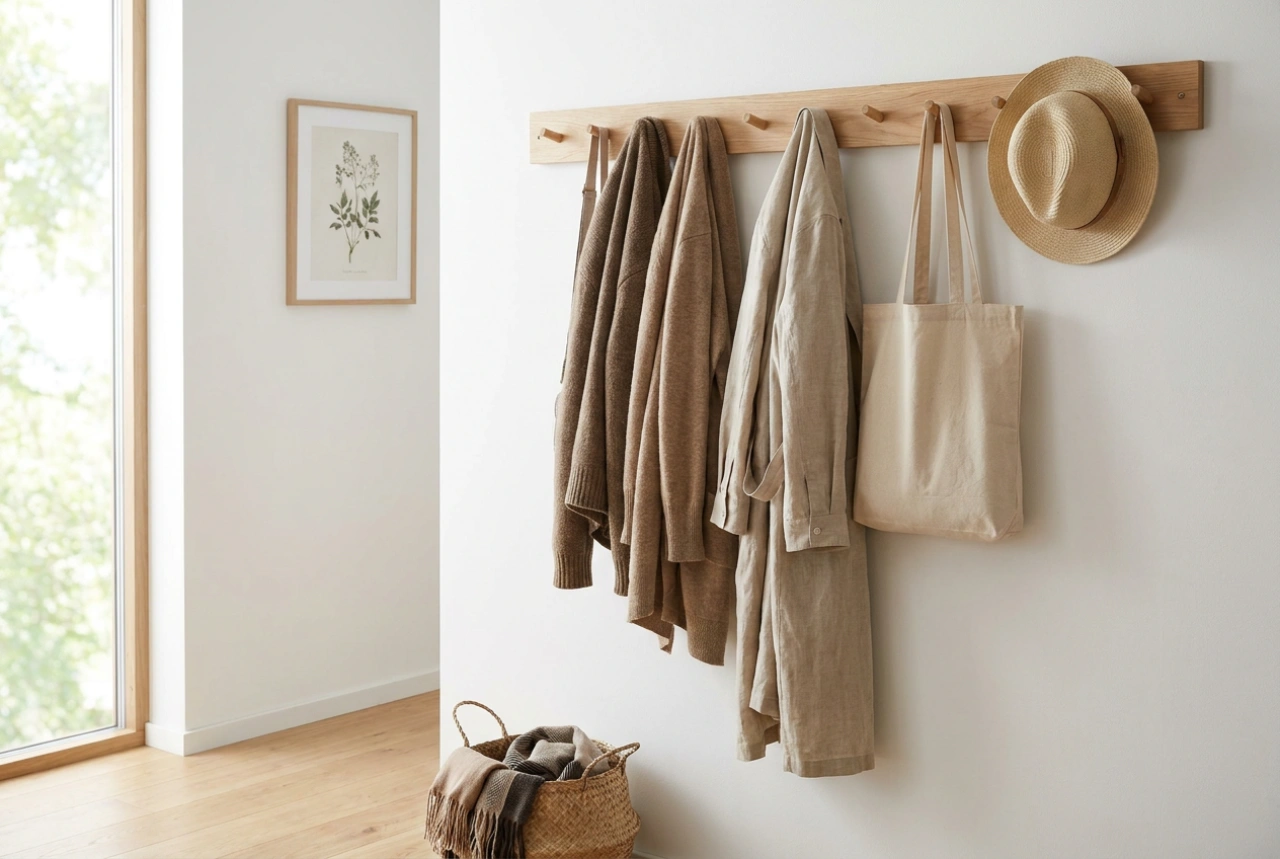 Op welke muur monteer je een kapstok voor maximaal comfort?