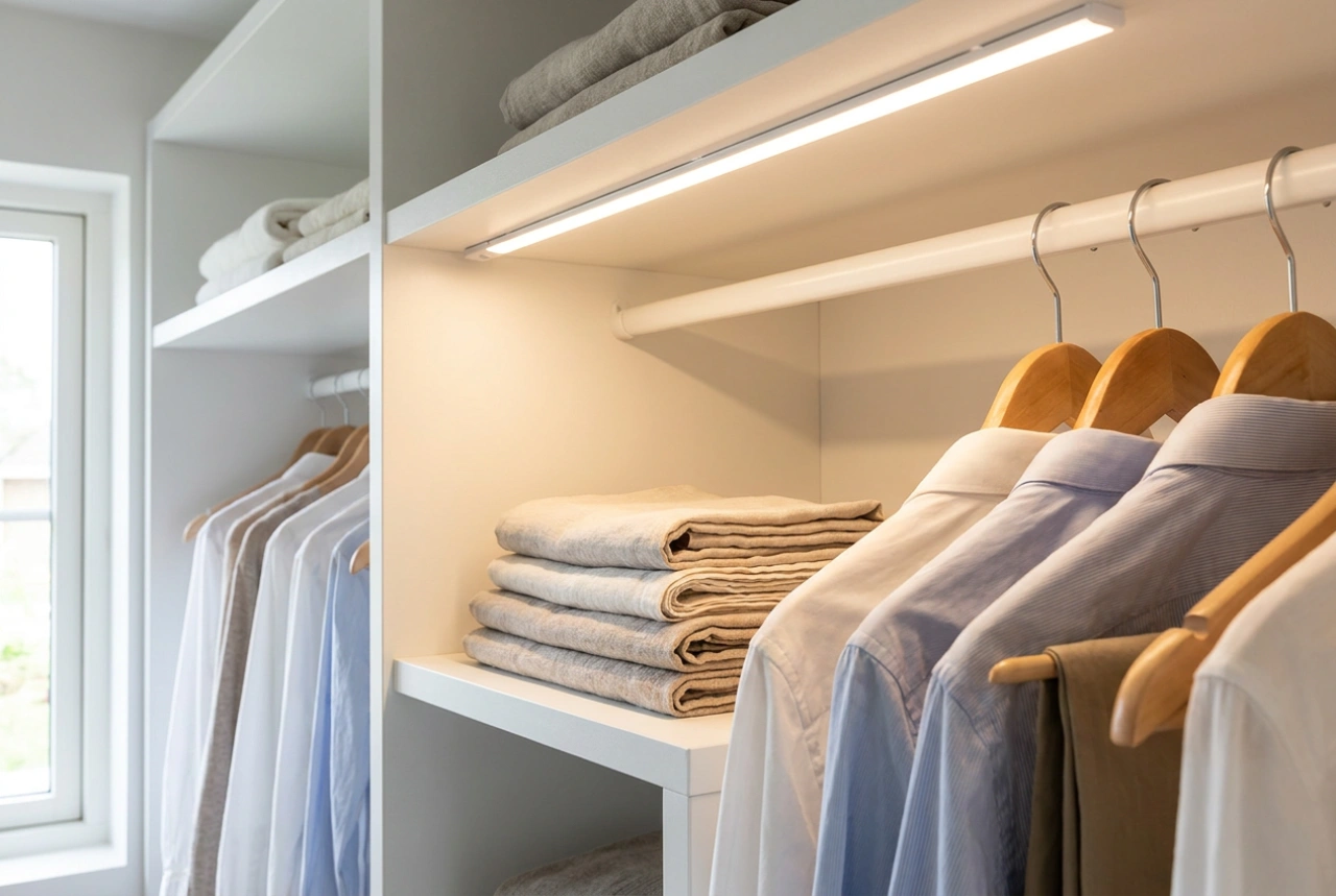 Kastverlichting op batterijen positioneren voor optimaal zicht