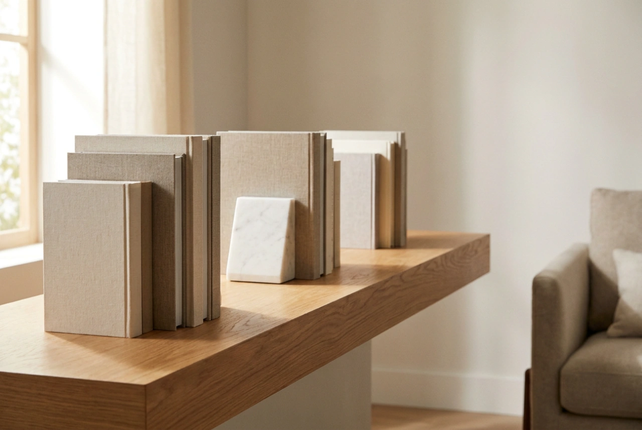Hoe u boeken op een wandplank ordent zonder deze te overbelasten