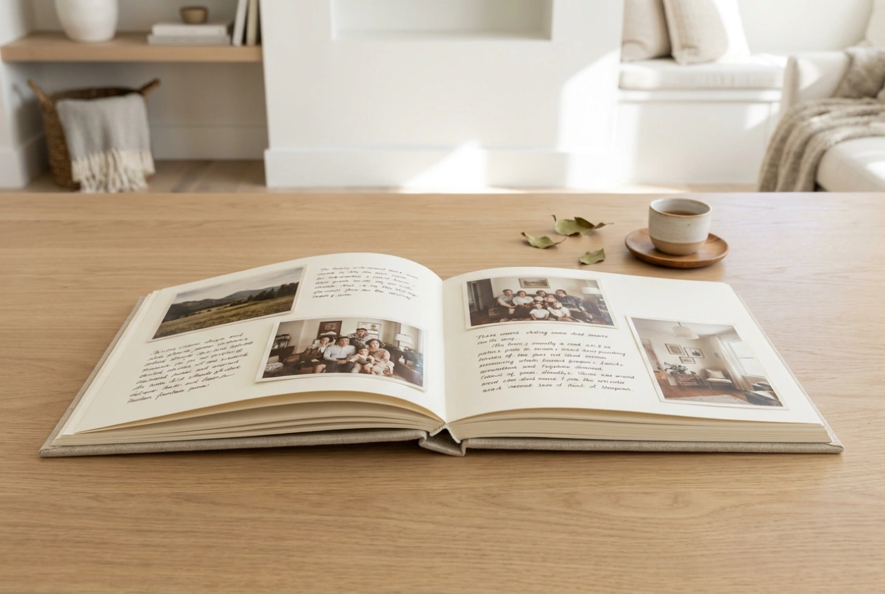 Hoe u een fotoalbum met bijschriften transformeert tot een duurzame familiekroniek