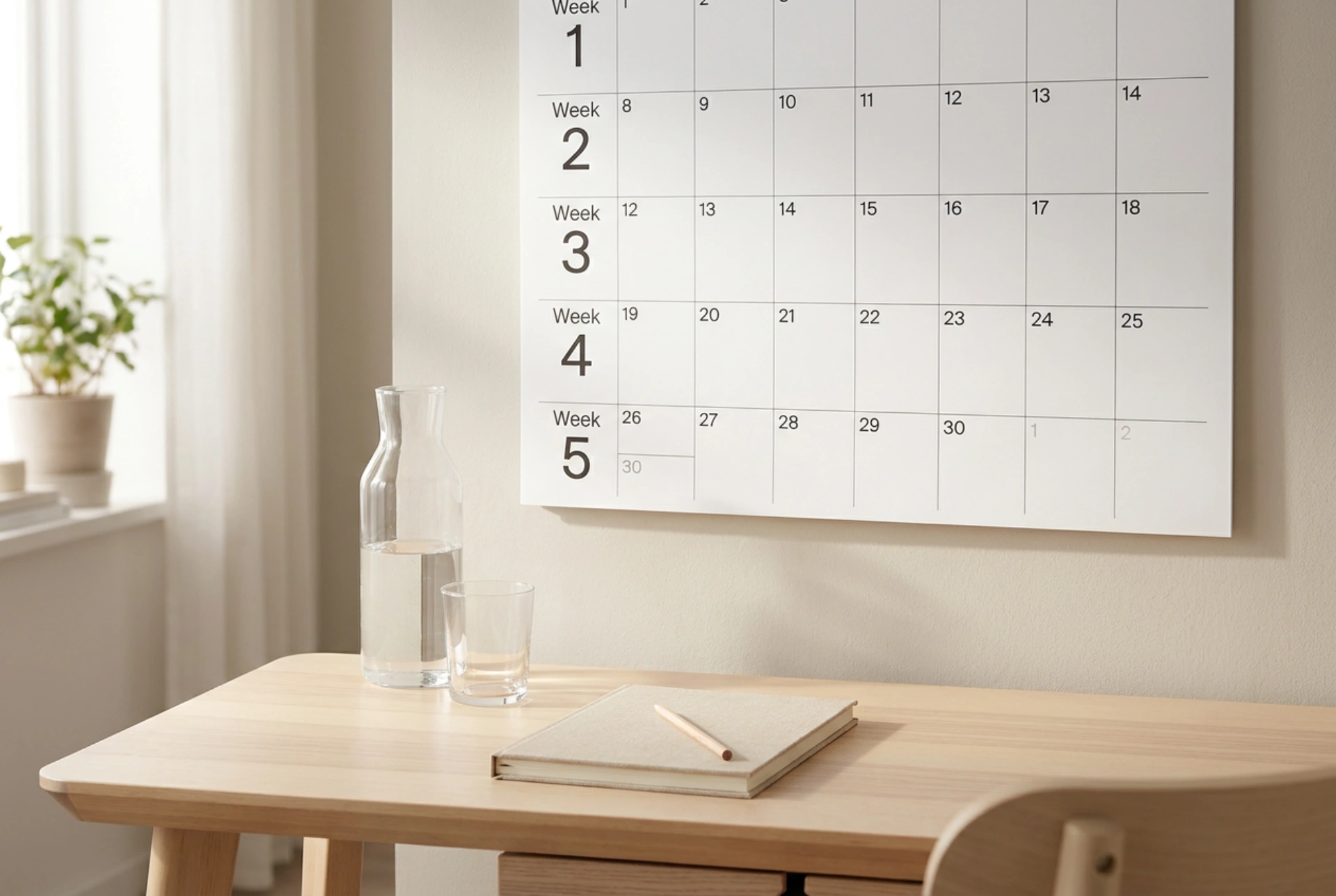 Waarom een kalender met weeknummers het plannen van huishoudelijke taken vereenvoudigt