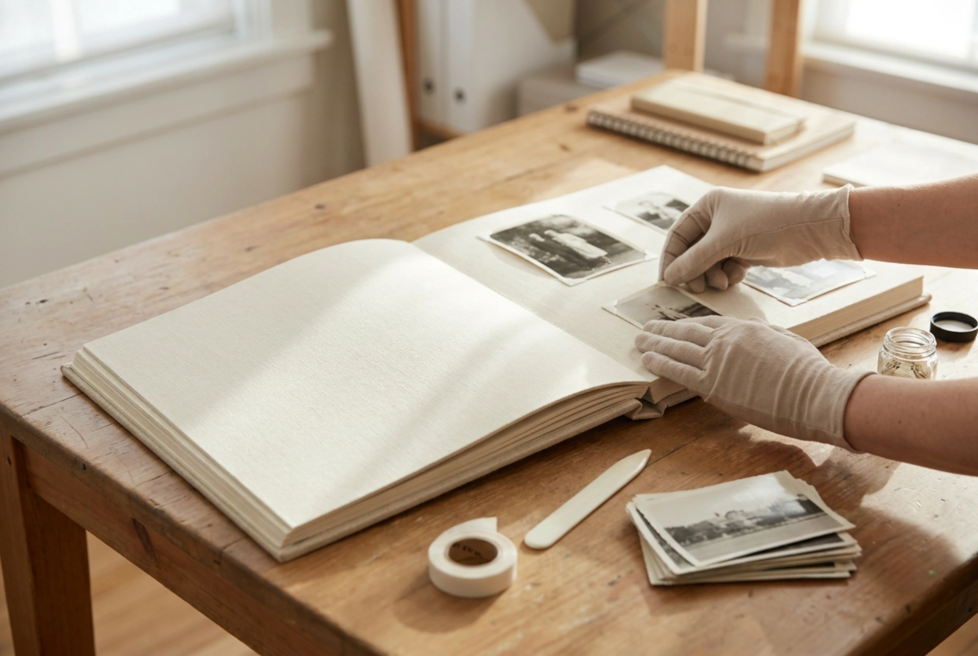 Hoe u foto's veilig rangschikt in een zelfklevend fotoalbum