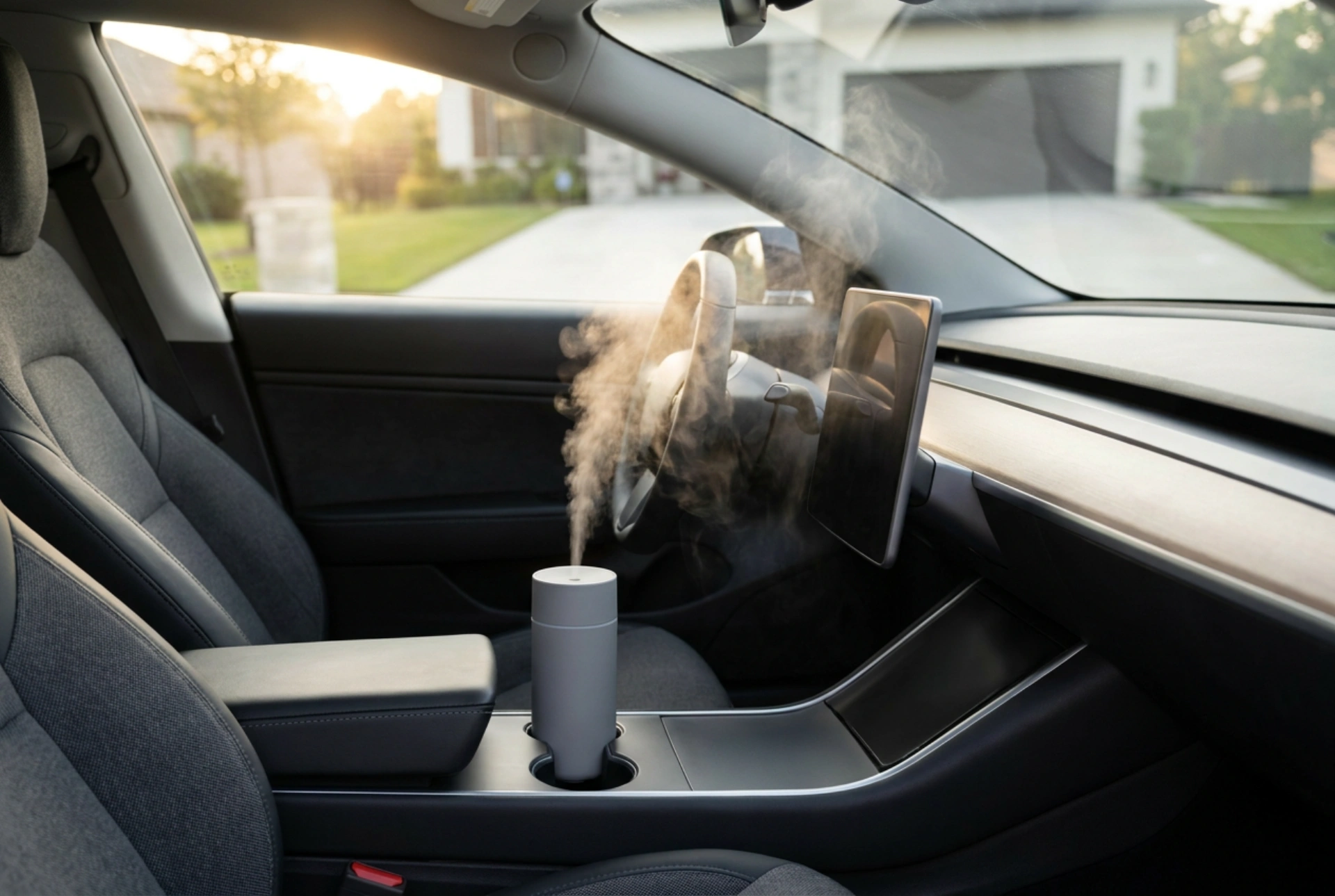 Hoe gebruik je een luchtbevochtiger in de auto zonder dat de ruiten beslaan
