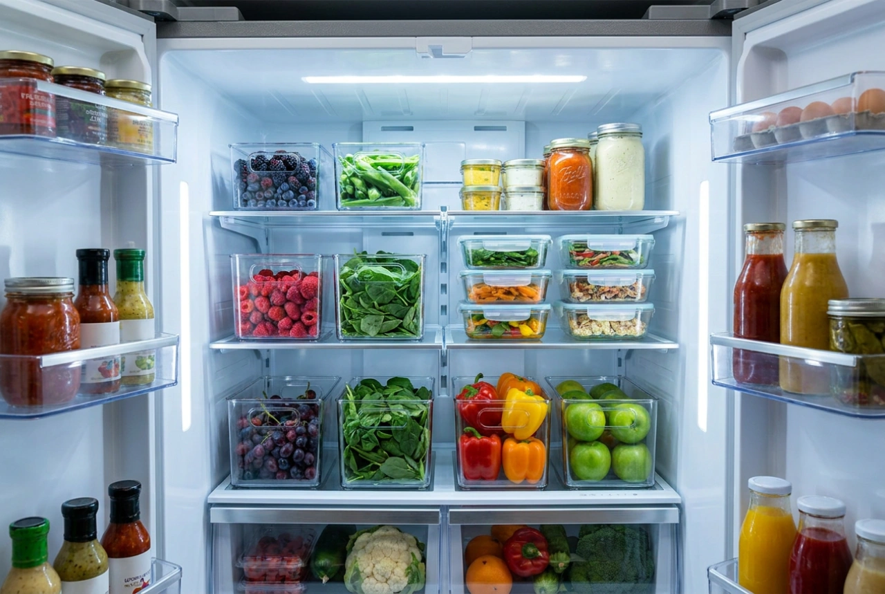 Hoe u een koelkast met vriesladen onderin efficiënt organiseert