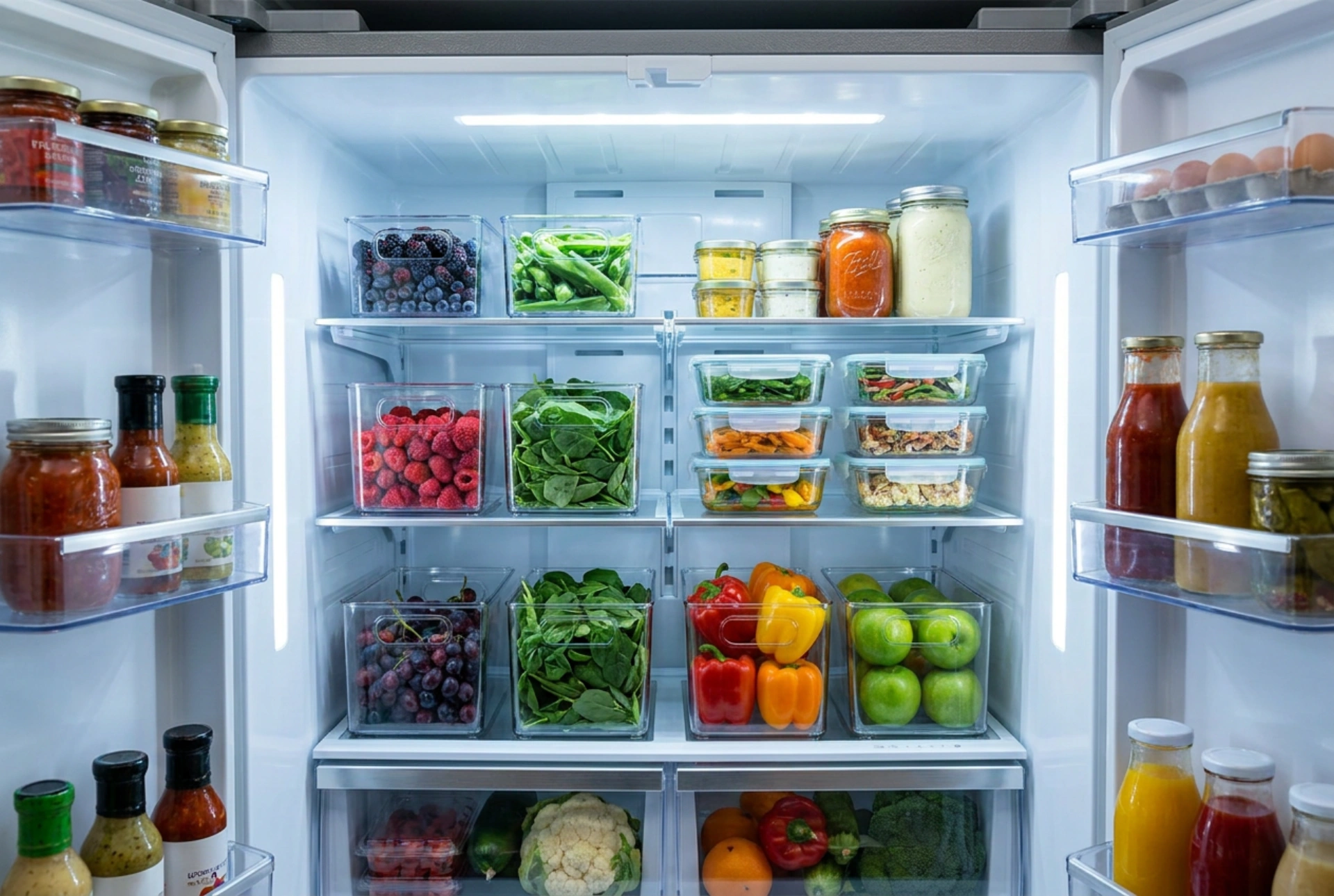 Hoe u een koelkast met vriesladen onderin efficiënt organiseert