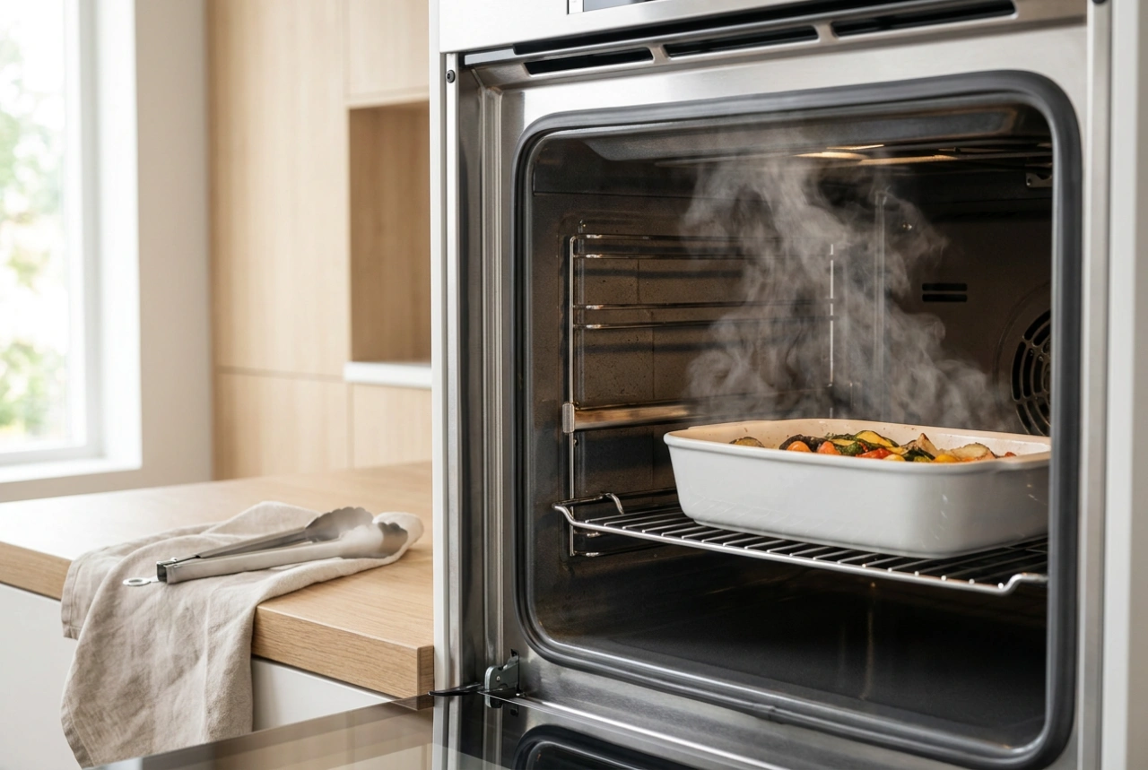 Hoe u de stoomfunctie van uw oven gebruikt zonder overtollig vocht