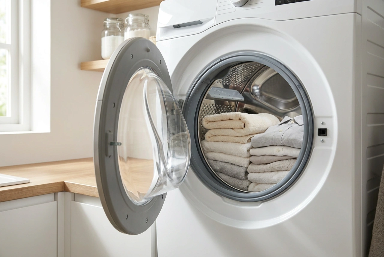 Hoe u een wasmachine met grote capaciteit optimaal benut zonder de trommel te overladen