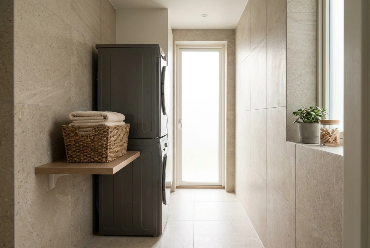 Compacte wasmachine en droger: de slim-combinatie voor een smalle badkamer