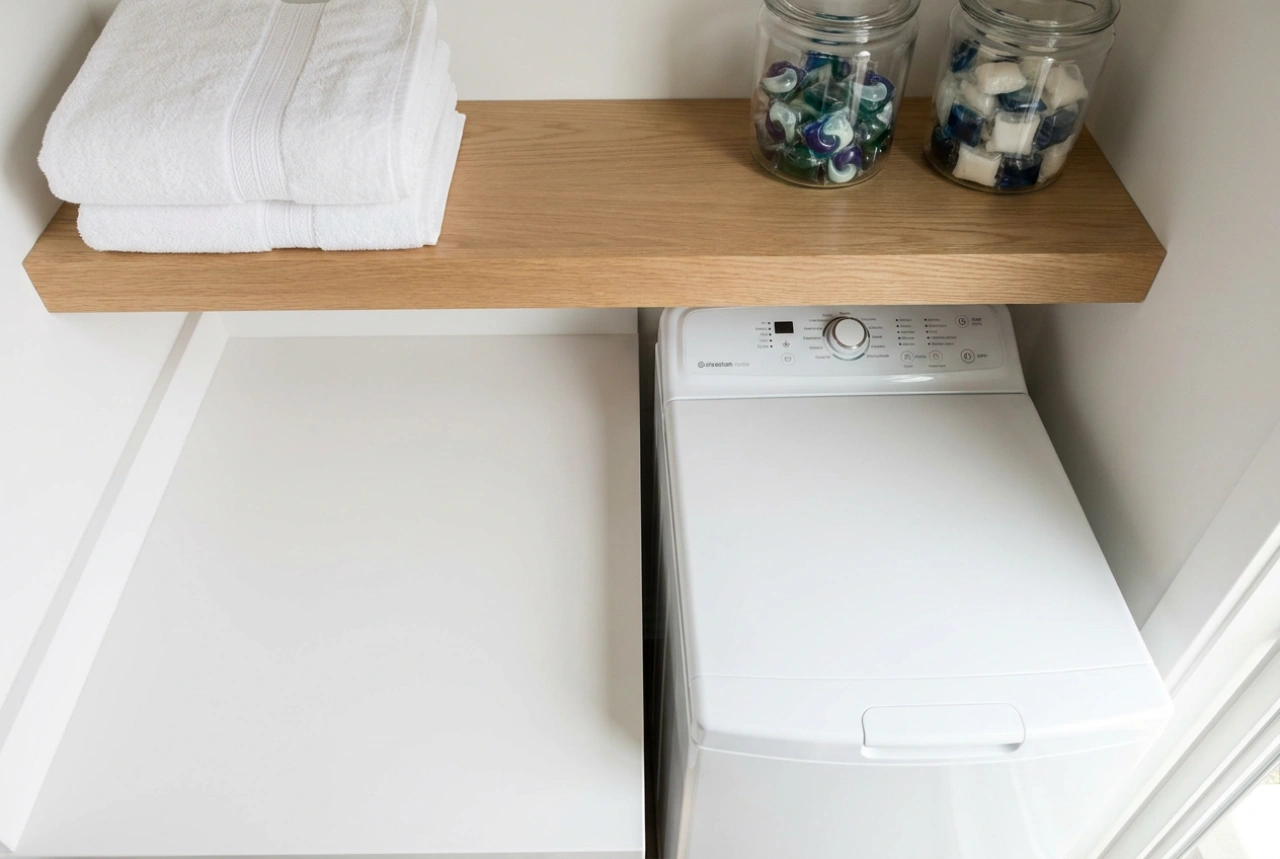 Bovenlader wasmachine en efficiënt ruimtegebruik